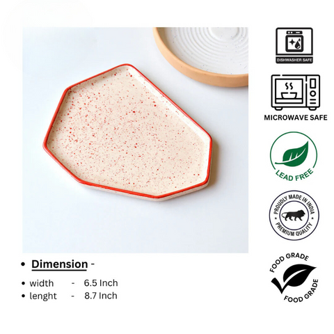 Khan Studio: Versatile Ceramic Plates (Pack of 2)