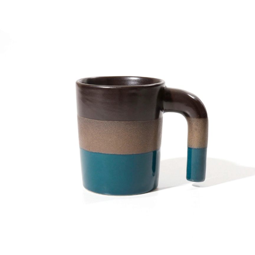 Glazed Ceramic Mugs  (Pack of 2)