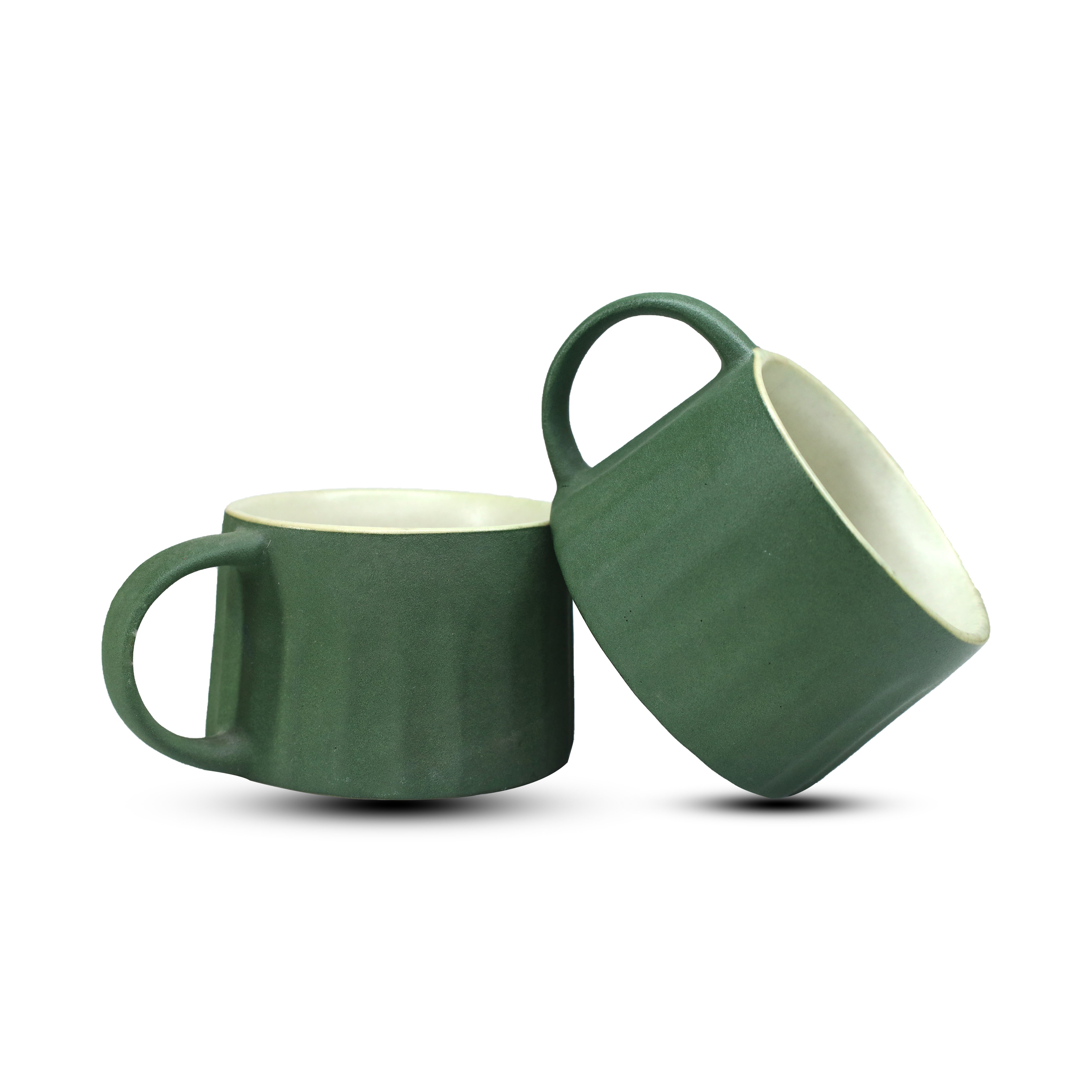 Matte Finish Ceramic Coffee Mug (Pack of 2)