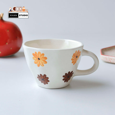 Matching Ceramic Mug and Saucer