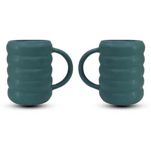 Large Capacity Ceramic Coffee Mug (Pack of 2)