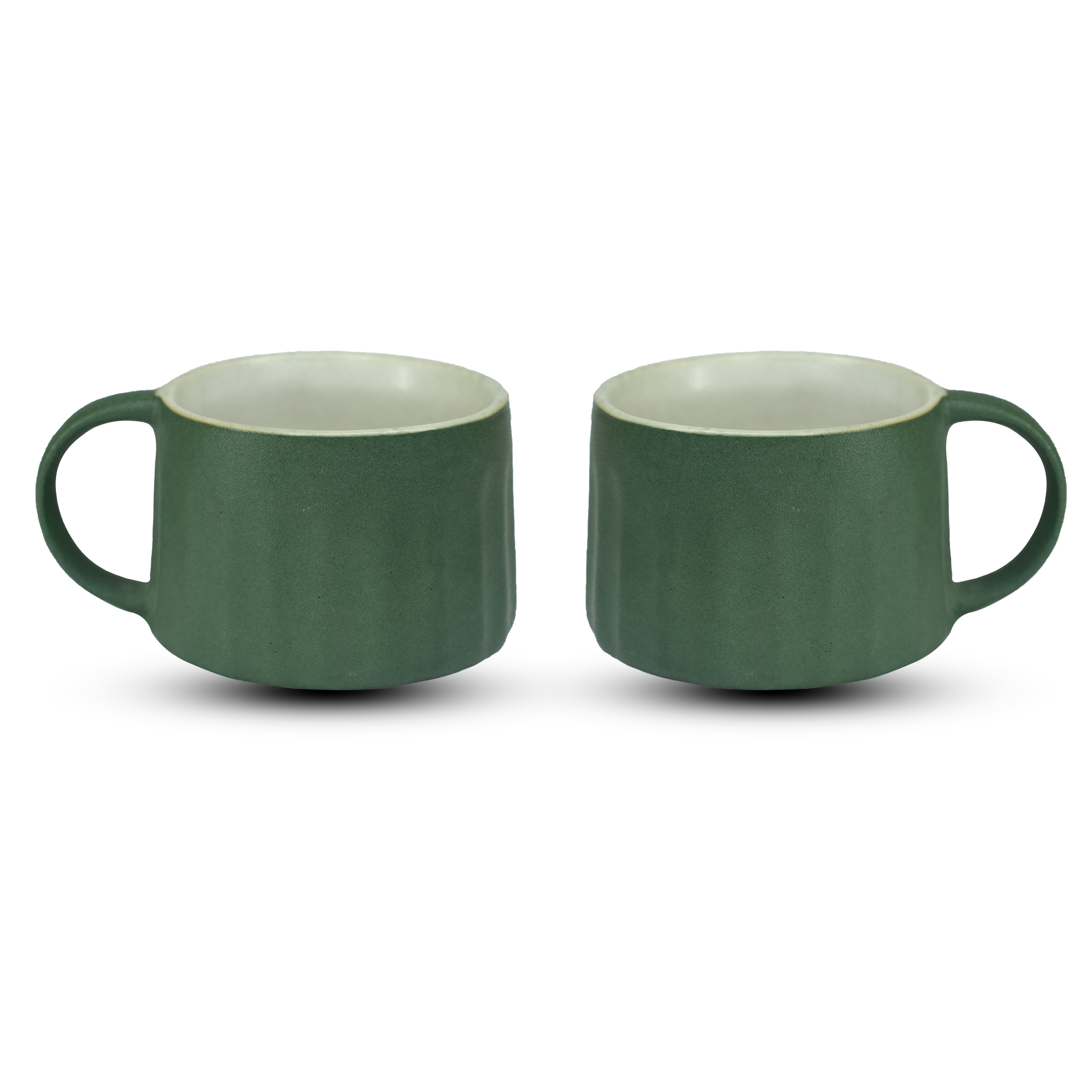 Matte Finish Ceramic Coffee Mug (Pack of 2)