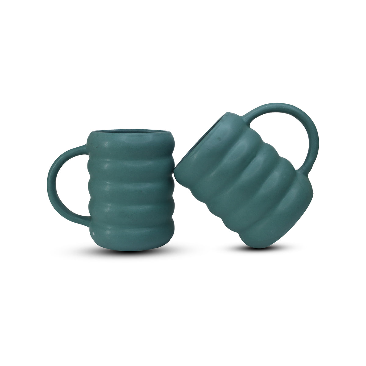 Large Capacity Ceramic Coffee Mug (Pack of 2)