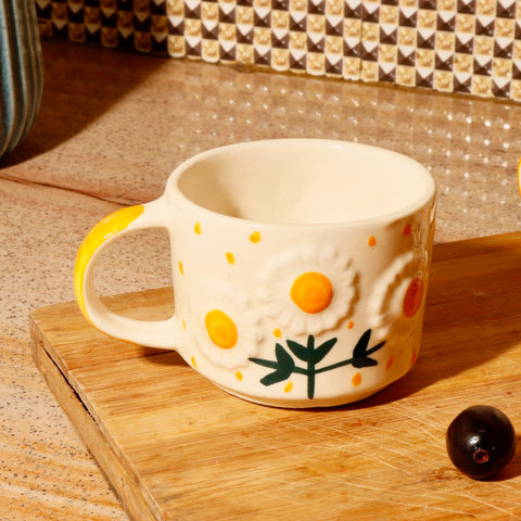 Handmade Ceramic Mugs (Pack of 2)