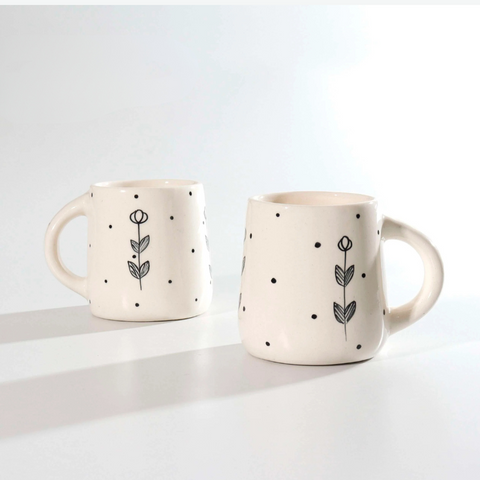 Ceramic Coffee Mugs (Pack of 2)